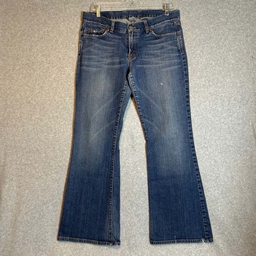 Vintage Lucky Brand Dungarees Gene Montesano Flare Jeans Made in USA 12/31